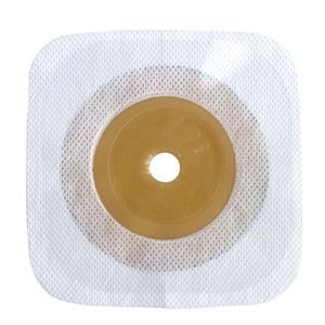 Convatec Esteem Synergy Adhesive Coupling With Skin Barrier  Coupling, Stomahesive Skin Barrier with White Coll