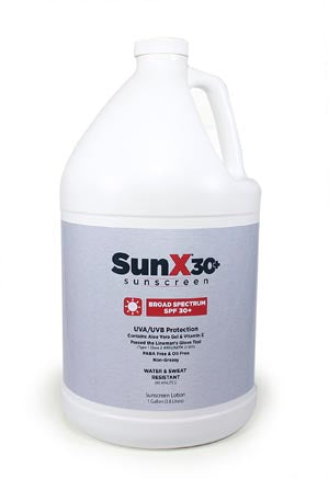 SUNSCREEN LOTION SUNX30 1GAL(DROP)