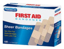 BANDAGES SHEER 1INX3IN 100/BX(DROP)