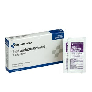 First Aid Only/Acme United Corporation First Aid Only/Acme United Antiseptics, Creams & Ointments  12-001 - Triple Antibiotic Ointment, 12/bx