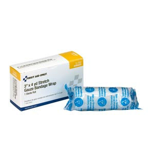 First Aid Only/Acme United Corporation First Aid Only/Acme United Wound Care  Sterile Stretch Gauze, 3"x4yd, 1/bx