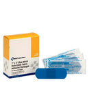 BANDAGES FABRIC BLUE METALDETECTABLE 1INX3IN 50/BX(DROP)