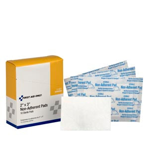 First Aid Only/Acme United Corporation First Aid Only/Acme United Wound Care  Non-Adherent Pads, 2"x3", 10/bx