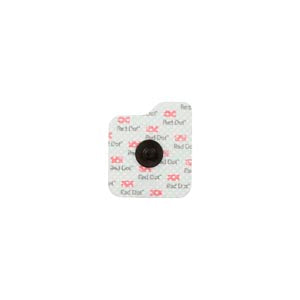 3M Red Dot Cloth ECG Snap Electrode  Adult/Pediatric - 5 per Pack (Case of 1000)