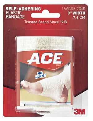 3m Personal Safety Division 3m Psd Ace Brand Self-Adhering Elastic Bandage  3" Athletic Bandage, Self-Adhesive, 72/cs