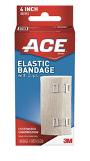 BANDAGE ELASTIC W/CLIPS 472/CS