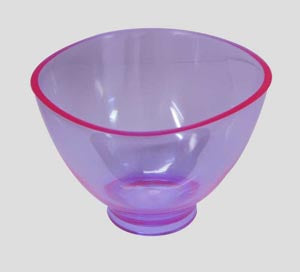 BOWL FLEXI LG 4.50INX3IN PUR600CC VOLUME