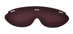 Palmero Dynamic Disposables Safety Eyewear  Safety Glasses, Replacement Lenses, Grey, 100/pk