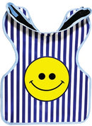 APRON XRAY ADULT W/COLLAR .3MM20INX20IN BLU/WH STRIPES