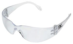 Palmero Provision Econo Wraps Eyewear  Glasses, Clear Frame/Clear Lens. Full size, 12/cs