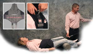 TRACTION TABLE BELTBLACK, 24-60" WAIST