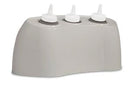 Richmar Physical Therapy Accessories  Gel/ Lotion Warmer, White, 120V, Holds 3 Bottles