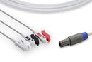 CABLE ECG DIRECT CONNECT 3LEADCLIP SIEMENS COMPATIBLE (DROP)