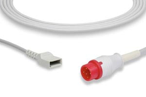Cables And Sensors Ibp Adapter Cables  Cable Utah Connector, DRE Compatible w/ OEM: P0211
