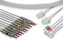 Cables And Sensors Ekg Accessories  EKG Leadwire, 10 Leads Banana, Philips Compatible
