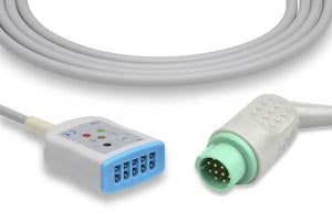 Cables And Sensors Ecg Trunk Cables  Cable , 3 Leads, GE Healthcare &gt; Corometrics Co