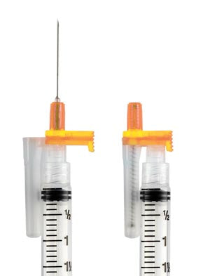 Retractable Easypoint Safety Retractable Needle  Safety Retractable Needle, 25G x 1 1/2", 50/bx, 8