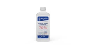 Hydrox Laboratories Isopropyl Alcohol  Isopropyl Rubbing Alcohol 70%, USP, 32 oz, 12 btl/