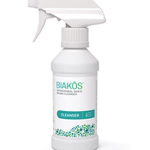 Sanara Biakos Antimicrobial Skin & Wound Cleanser  Biakos Antimicrobial Cleanser, 8oz, 12/bx (138 cs/