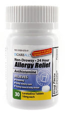 New World Imports Careall Analgesic Relief  Loratadine Allergy Relief, 10mg, Non-Drowsy, 24-Ho