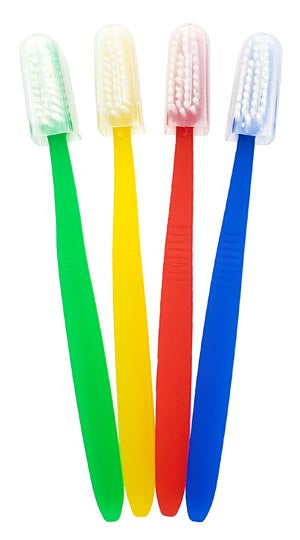 New World Imports Toothbrushes  Freshmint-Toothbrush-w-Cap-7-x-5-Assorted-Colors-B