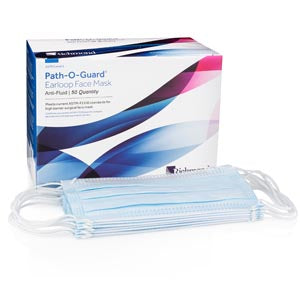 Richmond Path-O-Guard Earloop Face Mask  Level III Anti-Fluid Earloop Face Mask, Blue, 50/b