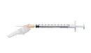 SYRINGE W/SAFETY NEEDLE 1CC25GX5/8 100/BX 4BX/CS