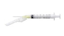 SYRINGE W/SAFETY NEEDLE 3CC20GX1 100/BX 4BX/CS