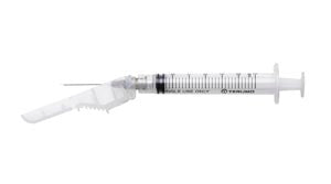 Terumo Surguard3 Syringe With Safety Needles  Safety Needle with 3cc Syringe, 22G x 1", 100/bx,