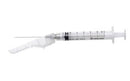 SYRINGE W/SAFETY NEEDLE 3CC22GX1 1/2 100/BX 4BX/CS