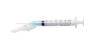 SYRINGE W/SAFETY NEEDLE 3CC23GX1 100/BX 4BX/CS
