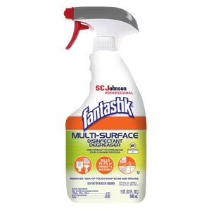 Sc Johnson Fantastik Cleaner  Cleaner, Fresh, 32oz, 8/cs