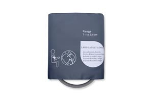 Cables And Sensors Reusable Nibp Cuffs  Cuff, Adult, Large Long Single Hose, 31 - 53cm, OE