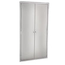 CABINET EQUIP/SUPPLIES 47WBRD SOLID DOOR SS INT (DROP)