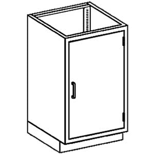 CABINET 24 1/8W S/S ADJ SHELFRIGHT HINGE DOOR (DROP)