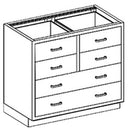 CABINET 35W W/4 DRAWERS(DROP)