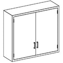 CABINET WALL 35W 13D SS ADJSHLVS HINGD SOLID DOOR (DROP)