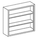 CABINET WALL 35W 13D OPEN FACES/S ADJ SHELVES (DROP)