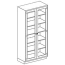 CABINET HIGH 35W S/S ADJ SHLVSHINGED GLASS DOOR (DROP)