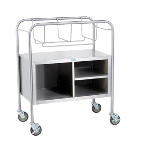 Blickman Industries Blickman Coleman Bassinet & Accessories  Bassinet 31"W x 38 1/2"H x 17 3/4"D, Open Cabinet