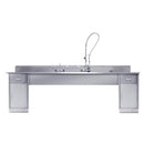 Blickman Industries Blickman Decontamination Stations  x 26 1/2""D, (8") Backsplash, (3) 25"W x 18"H X 10