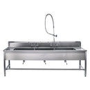 STATION DECONTAMINATION 26.5INSS SQ TUBE BASE (DROP)