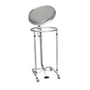 Blickman Industries Blickman Hampers  r 18" DIA Round Foot Operated Pneumatic Top Chrome