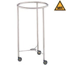Blickman Industries Blickman Hampers  r 18" DIA Round On Casters MRI Safe