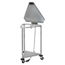 Blickman Industries Blickman Hampers  r Triangular Space Saver Foot Operated Pneumatic T