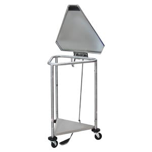 Blickman Industries Blickman Hampers  r Triangular Space Saver Foot Operated Pneumatic T