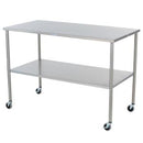 TABLE INSTRUMENT 36W 24D W/SHELF (DROP)