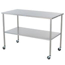 Blickman Industries Blickman Instrument Tables  Howard Instrument Table 48"W x 34"H x 20"D w/Shelf