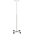 STAND IV ECONO 2 HOOK W/TWISTLOCK 4 LEG PAINTED BASE (DROP)
