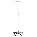 STAND IV HD 6 HOOK W/5 LEGWALL SAVER BASE CASTERS (DROP)